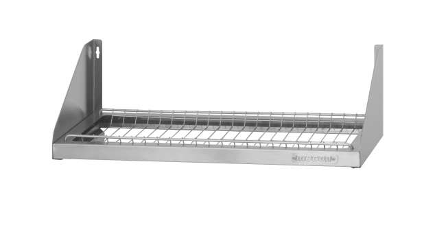 Полка для сушки посуды ПСПн - 800*300*180 "Norma Inox", нерж. сталь, сетка "стаканы" (без поддона)